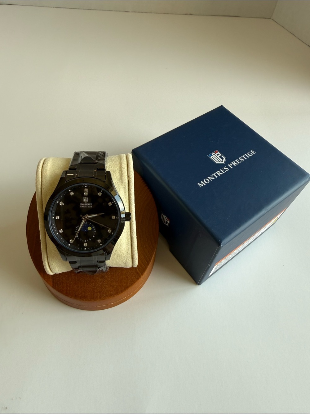 Montres Prestige Men’s Black Celestial Watch MPW-0371 42mm